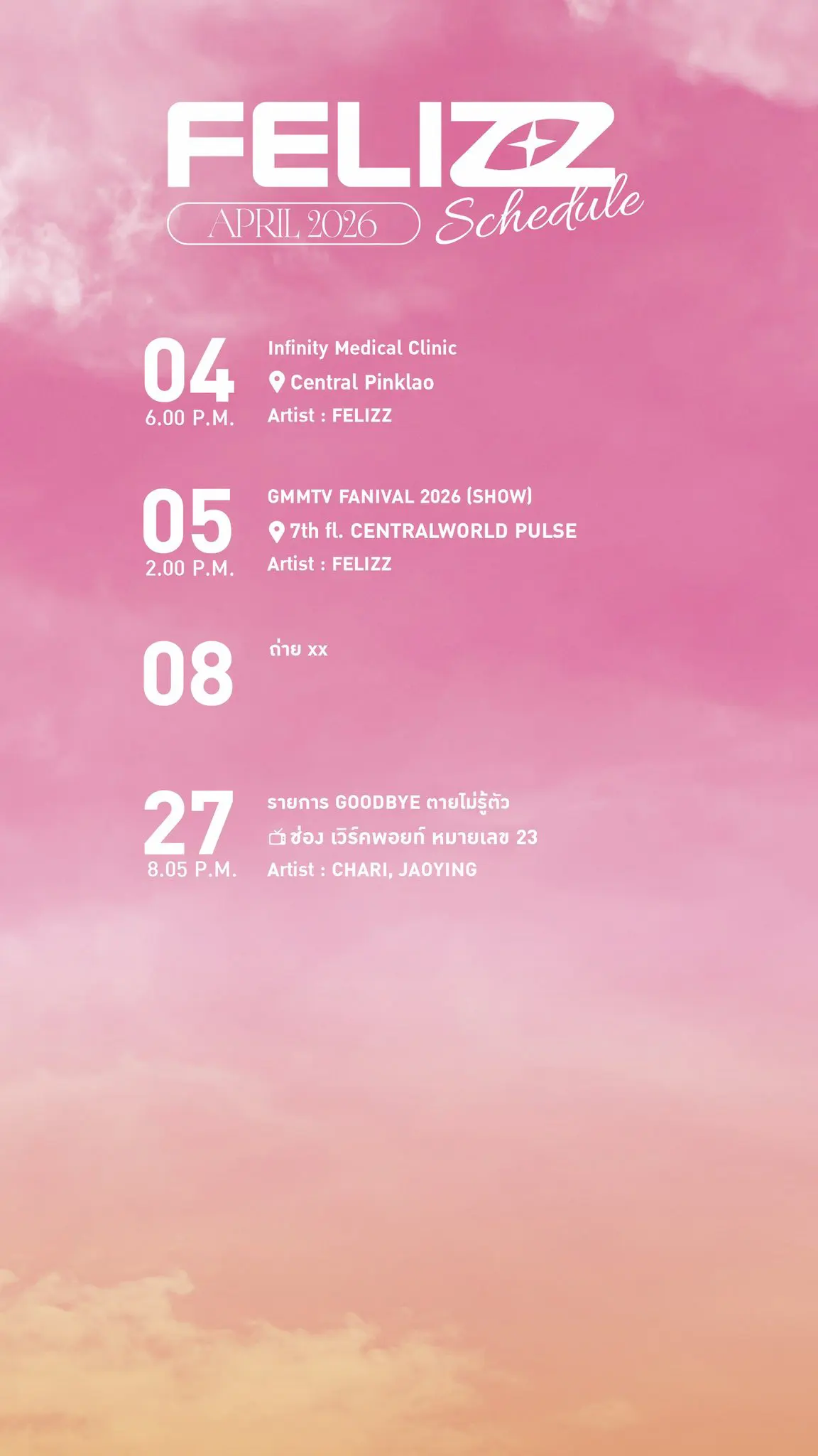 felizz_april_2026_schedule